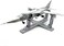 Stand for Model Airplanes for Display Making and Painting,Model Building Berth jig (Grey)