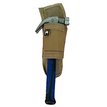 Atlas 46 AIMS Heavy-Duty Hammer Tool Holster - Right Handed, Coyote   Compatible with Atlas 46 AIMS Systems for Multiple Customization Options   Sleek Solution for Effective Tool Management