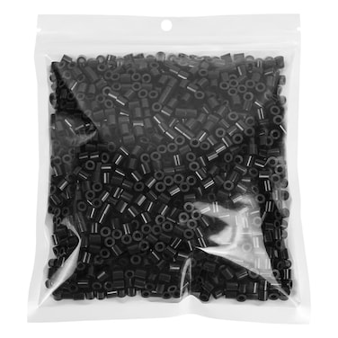 Tcthbc Fuse Beads 1000 Piece Melty Beads 5mm Fusion Beads Compatible Perler Beads Hama Beads, Black