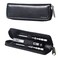 UY CHAN PU Leather Portable Carry Case Small Zipper Tool Pouch Organizer Bag Black for TS100 Soldering Iron (Black - For TS100)
