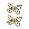 uxcell 2 Sets Butterfly Purses Twist Lock Clutches Closures for DIY Bag Making - Brussed Brass