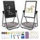 WEYOUNG Easel for Kids Easel for Toddlers, Adjustable Standingg Metal Toddler Easels Whiteboard &amp; Chalkboard for Kids, Magnetic Art Easel for Kids Age 2-4 4-8 9-12, Black