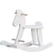 labebe - Wooden Rocking Horse, Baby Wood Ride On Toys for 18 Months Up, White Rocker Toy for Kid, Toddler Ride Animal Indoor/Outdoor, Boy&amp;Girl Rocking Animal, Infant Ride Toy, Christmas/Birthday Gift