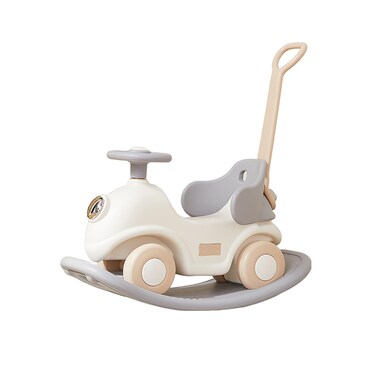 Gorocking Rocking Horse 4 in 1 Dream Ride Toy for Toddler 1.5-3 Years Kids (Brown)
