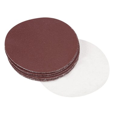 uxcell 10Pcs 8.5 Inch Hook and Loop Sanding Disc 120 Grits Flocking Sandpaper for Random Orbit Sander