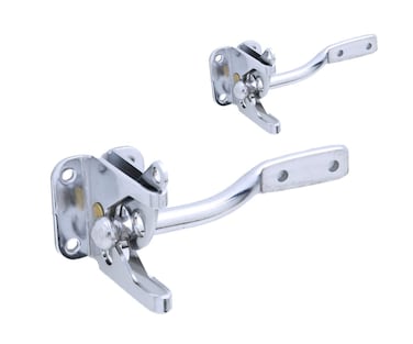 QCAA Self-Locking Gate Latch, 2-1/8", 304 Stainless Steel, 2 Pack, Made in Taiwan