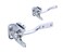 QCAA Self-Locking Gate Latch, 2-1/8", 304 Stainless Steel, 2 Pack, Made in Taiwan