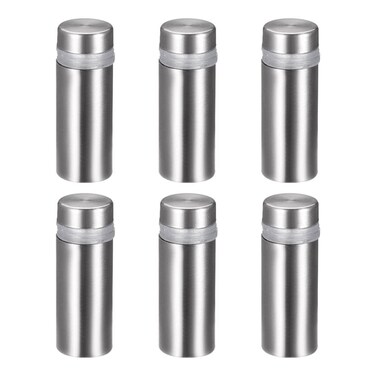 uxcell 1/2 Dia x 1-1/4"(12x33mm) Standoff Screws Wall Mount Sign Holders Acrylic Glass Nails 6pcs