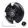 Gladeer 1-Pack 80mm Light Up Scooter Wheel Rear Colorful Led Flashing Replacement Wheel for 3-Wheeled Kid Scooter (Black)