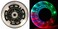 L.E.D. Scooter Wheels with ABEC 9 Bearings for Razor Scooters 100mm Light Up 2-Pack (Black)