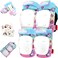 Knee and Elbow Pads with Wrist Guards, HardSoft Pad Tech. - CPSIA Certified Protective Gear Set - Inline Roller Skate Skateboard Bike Knee Pads for Kids Child Girls Boys Toddler Youth