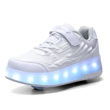 Pairobin Kids Roller Skates - Roller Skate Shoes - Sneakers 2-in-1 Roller Shoes Suitable for Outdoor Sports Start The Adventure and Freedom Journey and Enjoy The Fun of Childhood