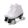 Outdoor Quad Skates Adult Youth Artistic Roller Skate Boots for Dance Training Competition Black Size 36