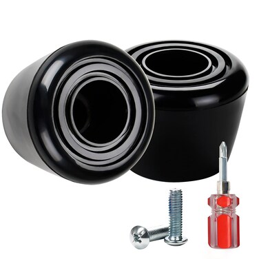Nezylaf 2 Pcs Roller Skate Toe Stoppers Brake Block Shoes Holder with Screw Arbor with Nuts Mini Wrench, Double-Row Roller Skating Brake Jam Plugs