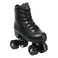 YYW Roller Skates for Women Men, High Top PU Leather Classic Double-Row Roller Skates, Indoor Outdoor Roller Skates for Beginner a Shoes Bag (Black Black Wheel, 45)