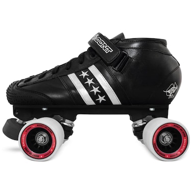 Bont Roller Skates - LowCut Quadstar Speed Skating - Roller Skates - Indoor and Outdoor - 100% Leather (Bont 3)