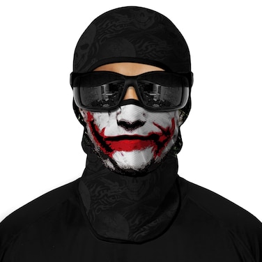 3D Balaclava Ski Mask Motorcycle Full Face Mask Outdoor Tactical Hood Headwear Mask Ghosts Skull Mask Men Women for Halloween（Style c）