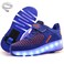 Ehauuo Kids Wheels Shoes with Lights Rechargeable Roller Skates Shoes Retractable LED Flashing Sneakers Wheels Shoes for Unisex Girls Boys Beginners Gift