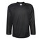 EALER H80 Series Blank Ice Hockey Practice Jersey for Men and Boy - Senior and Junior - Adult and Youth Black