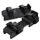 Shupakul 1 Pair Toddler Ice Skates- Adjustable Kids Ice Skates- Double Runner Ice Skates with Strap Fastening for Toddlers, Kids, Junior Skater (Black)