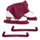 CRS Cross Ice Skate Guards, Soakers and Towel Gift Set. Ice Skating Hard Guards and Soft Skate Blade Covers for Figure Skating or Hockey (Ruby, Medium)