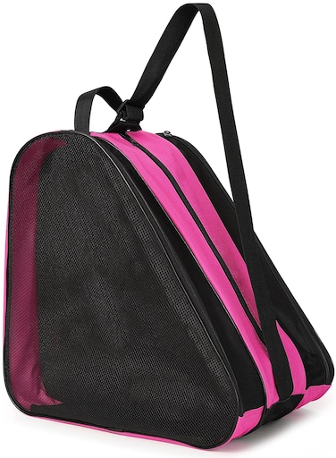 Roller Skate Bags,Breathable Ice-Skating Bag with Adjistable Shoulder Strap and Top Handle,Oxford Cloth Skating Shoes Bag without Unpleasant Smell Roller skate Accessories for Unisex Women Men Adult
