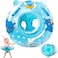Walsai Baby Swimming Float, Inflatable Swimming Ring with Float Seat for 6 Months-6 Years Children (Blue)