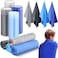 4 Pcs Swim Chamois Towel Swim Towel Shammy Towel Swimming Towel Sports Towel Swimmers Towel for Diving Swimming Triathlons and Other Water Sports (Blue, Navy, Gray, Black,13 x 17 Inch)