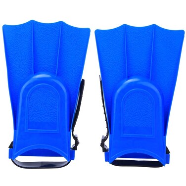Children Lightweight Diving Swimming Training PVC Fins Snorkeling Short Flippers Double Channel Drain Hole 25 to 30 Yard 1Pair (25 yards-30 Yards),Diving