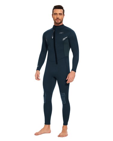 Seaskin Wetsuits for Mens 2mm Front Zip Full Body Diving Suits
