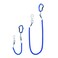 HERCULES M4 Heavy Duty Fishing Lanyard (Pack of 2 Red, 5.9")
