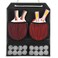 VISEMAN Ping Pong Storage Rack, Table Tennis Racket Holder Wall Mount Organizer for 4 Paddles and Balls