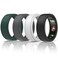 SZJCLTD 4 Pack for Oura Ring Protector/Galaxy Ring Protector, Anti-Scratch Protective Elastic Silicone Oura Ring Cover for Oura Ring Gen 3 Smart Ring Working Out Gym