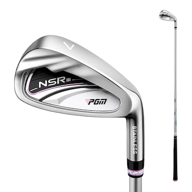 PGM Golf Club #7 Iron Stainless Steel - Right Handed Single Club for Beginner Practice and Competition