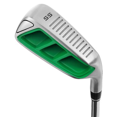 MAZEL Golf Pitching &amp; Chipper Wedge,Right Handed,35,45,55 Degree Available for Men &amp; Women (Right, Stainless Steel (Green Head), S, 55)