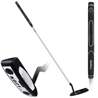 KOFULL Golf Putter, Golf Putters for Men Right Handed - 35 Inches Men's Putter Right Handed Golf Gifts for Men, Rubber Grip Blade Putter for Indoor or Outdoor Training