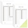 50/100/200 Baseball Softball Lineup Cards 4.52 x 7.86 Inch Lineup Sheet Games with Player Roster Baseball Scorebook Coaching Accessories for Coaches Umpires, 4 Part Carbonless Copies(100 Sets)