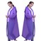 YUNLOVXEE Rain Poncho Raincoats for Adult Reusable - 2-5 Pack EVA Waterproof Rain Coat with Hood, Rain Gear for Men Women (Purple x2)