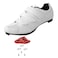 Peloton Shoes Mens Womens - SPD and Delta Compatible Cycling Shoes - Indoor Shimano Outdoor Cycle Riding Bike with Spin Cleats - White Size 4