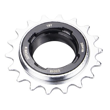 MAKELEN Single Speed Bike Freewheel 18T Compatible with 1/2'' x 1/8'' Bicycle Freewheel Threaded Type Freehub Replacement Parts