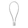 SISAV 50CM/20in Long Cable Locks Cable 4-Digit Combination Lock Re-settable Combination Security Cable Lock Luggage Suitcase Gun Helmet Silver 1-Pack