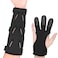 KRATARC Archery Lightweight Finger Tab Gloves &amp; Arm Guard Adjustable Arm Protector for Hunting Target Shooting Accessory Recurve Bow Compound Bow (L)