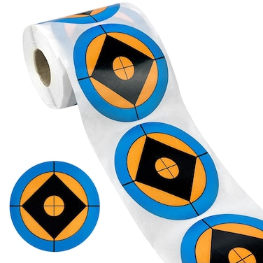 Guyuyii 3&rdquo; High Visibility Target Stickers - Self-Adhesive Target Stickers for Shooting Practice - Perfect for Rifles, Handguns, BB and Pellet Guns