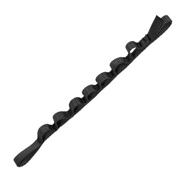 Daisy Chain Rope, Nylon Sling for Carabiner Storage Outdoor Lanyard Muntaineering Climbing Sling Accessories (52cm Black)
