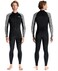 Skyone Dive Skins Swimsuit Full Body Rash Guard for Men Women, Thin Wet Suit Scuba Skin UV Protection Long Sleeve, One Piece Quick Dry Wetsuits Diving Skin for Snorkeling (Black Men, X-Large)