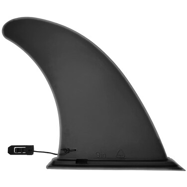Anfyko Paddle Board Fin 9" Paddleboard Fin Repalcement Universal, No-Tool Installation, Durable Single Center Fin for Most Inflatable SUPs, Surfboard, Stand-up Paddle Board, Longboard - (1PCS)