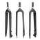 BestParts Toseek MTB Front Fork 1-1/8" Full Carbon Fiber Rigid Disc Brake 3K T800, Threadless Straight Tube Superlight Mountain Bike Forks 28.6mm, 29