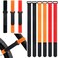 SANNIX 9 Pcs Reusable Bike Wheel Strap Adjustable Bike Wheel Stabilizer Straps Bike Rack Strap with Durable Hook (Black, Orange and Red)