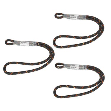 GM CLIMBING 12in 6mm Prusik Loop Pre-Sewn for Climbing Arborist Rescue Mountaineering General Outdoor Use (Red, Pack of 3)