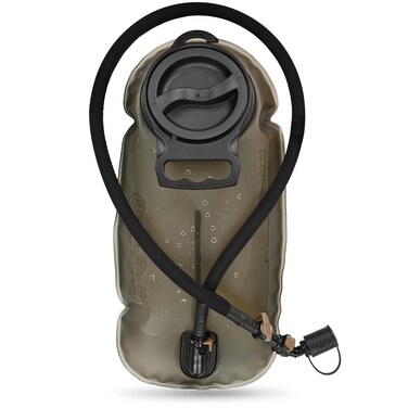 MARCHWAY 2L/2.5L/3L Tactical TPU Hydration Bladder, Tasteless BPA Free Water Reservoir Bag with Insulated Tube for Hydration Pack for Cycling, Hiking, Running, Climbing, Biking (3L Grey 100oz)